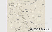Shaded Relief 3D Map of Quela
