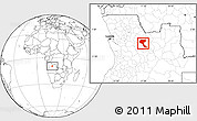Blank Location Map of Quela