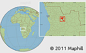 Savanna Style Location Map of Quela