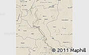 Shaded Relief Map of Quela
