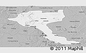 Gray Panoramic Map of Quela