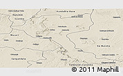 Shaded Relief Panoramic Map of Quela