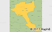Savanna Style Simple Map of Quela