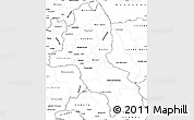 Blank Simple Map of Malanje