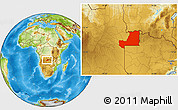 Physical Location Map of Alto Zambeze