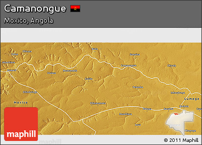Physical 3D Map of Camanongue