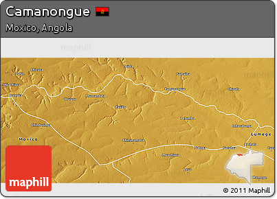 Physical 3D Map of Camanongue