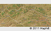 Satellite 3D Map of Camanongue