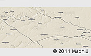 Shaded Relief 3D Map of Camanongue