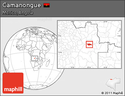 Blank Location Map of Camanongue