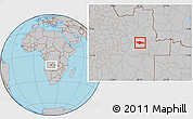 Gray Location Map of Camanongue