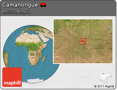 Satellite Location Map of Camanongue