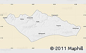 Classic Style Map of Camanongue, single color outside