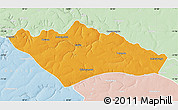 Political Map of Camanongue, lighten