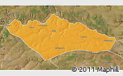 Political Map of Camanongue, satellite outside