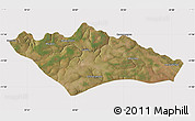 Satellite Map of Camanongue, cropped outside