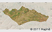 Satellite Map of Camanongue, lighten