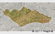 Satellite Map of Camanongue, lighten, semi-desaturated
