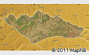 Satellite Map of Camanongue, physical outside