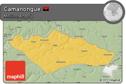 Savanna Style Map of Camanongue