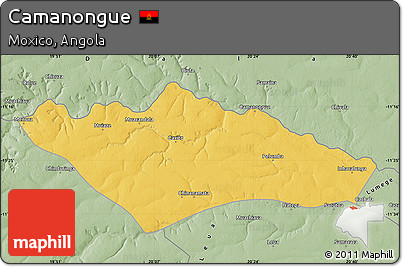 Savanna Style Map of Camanongue