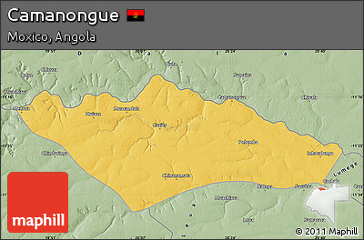 Savanna Style Map of Camanongue