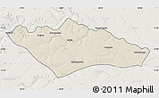 Shaded Relief Map of Camanongue, lighten