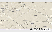 Shaded Relief Map of Camanongue