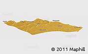 Physical Panoramic Map of Camanongue, cropped outside