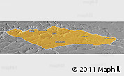 Physical Panoramic Map of Camanongue, desaturated