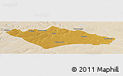 Physical Panoramic Map of Camanongue, lighten