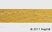 Physical Panoramic Map of Camanongue