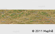 Satellite Panoramic Map of Camanongue