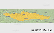 Savanna Style Panoramic Map of Camanongue