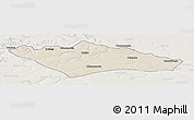 Shaded Relief Panoramic Map of Camanongue, lighten