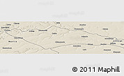 Shaded Relief Panoramic Map of Camanongue