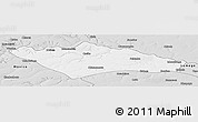 Silver Style Panoramic Map of Camanongue