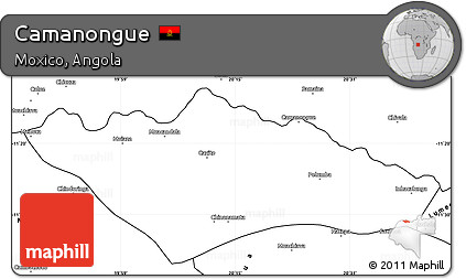 Blank Simple Map of Camanongue