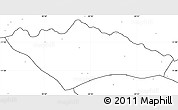 Blank Simple Map of Camanongue, no labels