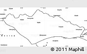 Blank Simple Map of Camanongue
