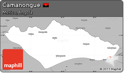 Gray Simple Map of Camanongue
