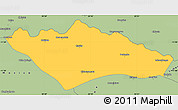 Savanna Style Simple Map of Camanongue