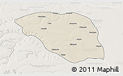 Shaded Relief 3D Map of Leua, lighten