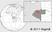 Blank Location Map of Leua, highlighted country, highlighted parent region