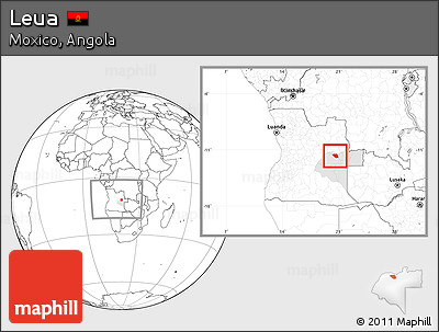 Blank Location Map of Leua, highlighted parent region, within the entire country