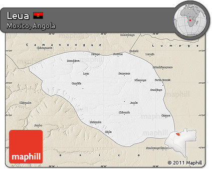 Classic Style Map of Leua