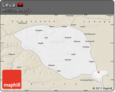 Classic Style Map of Leua