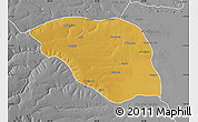 Physical Map of Leua, desaturated