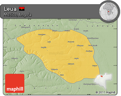 Savanna Style Map of Leua