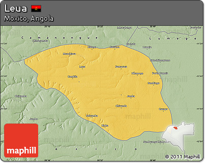 Savanna Style Map of Leua